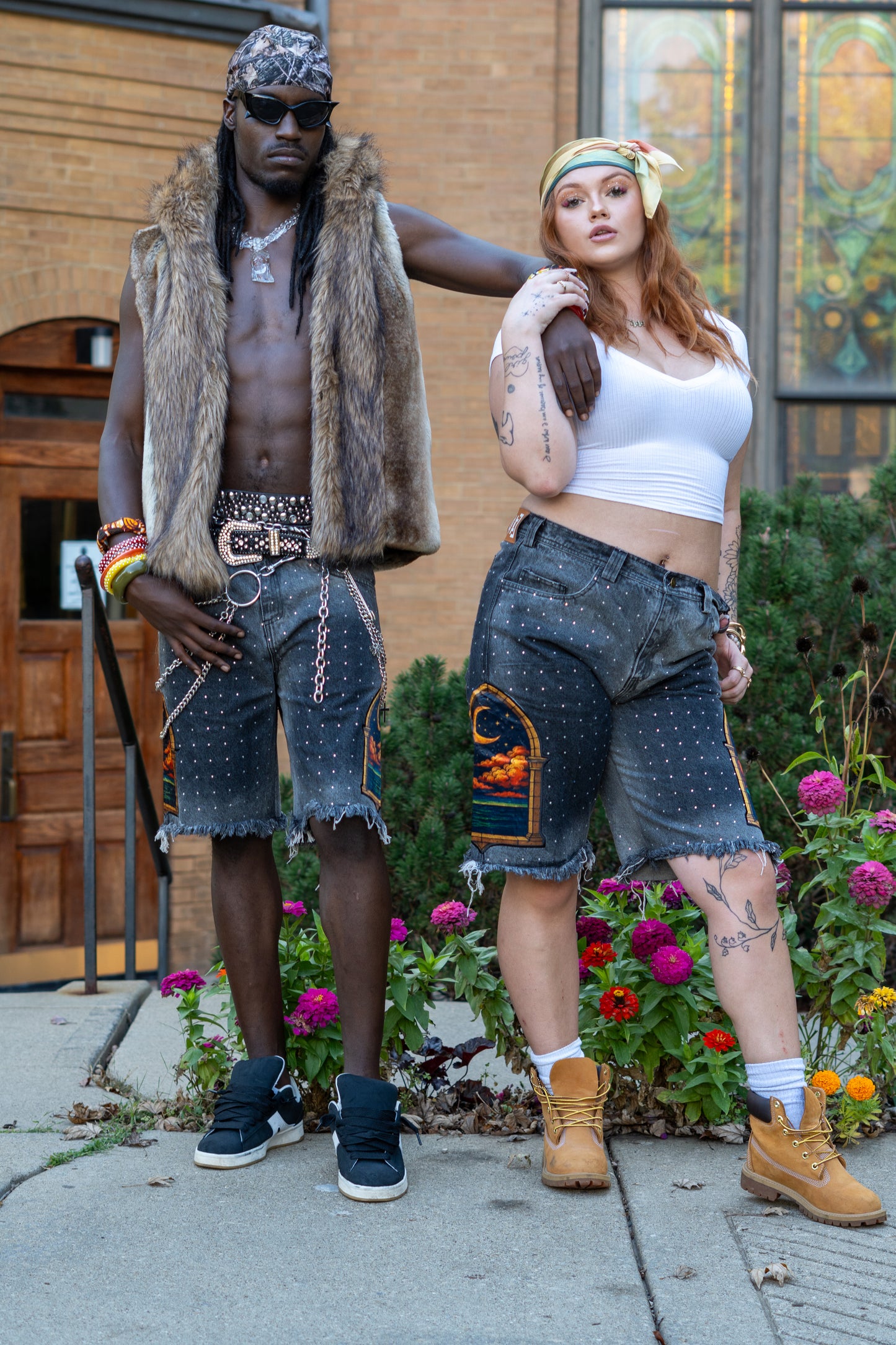 "Starry Night" Jean Shorts