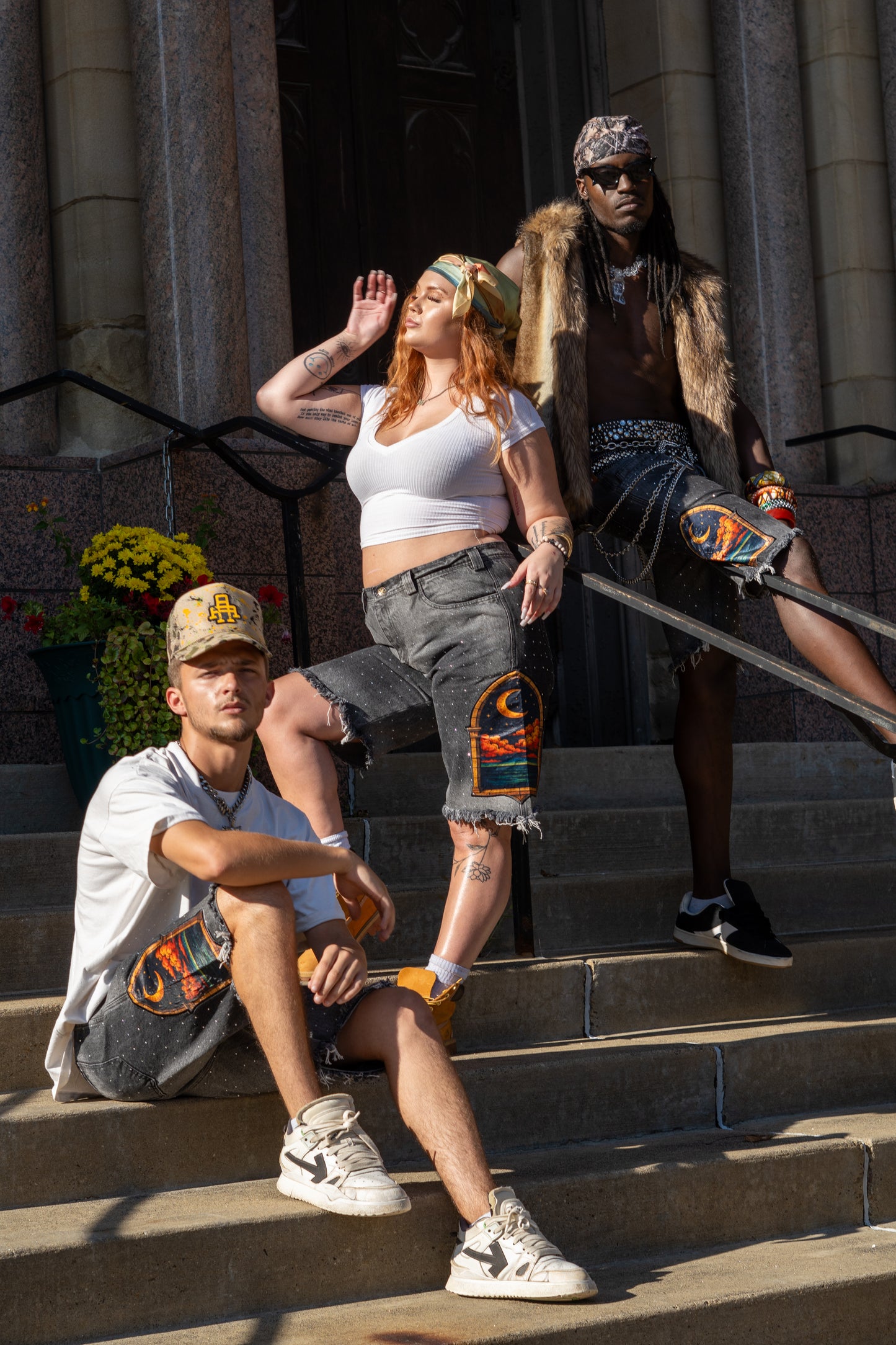 "Starry Night" Jean Shorts