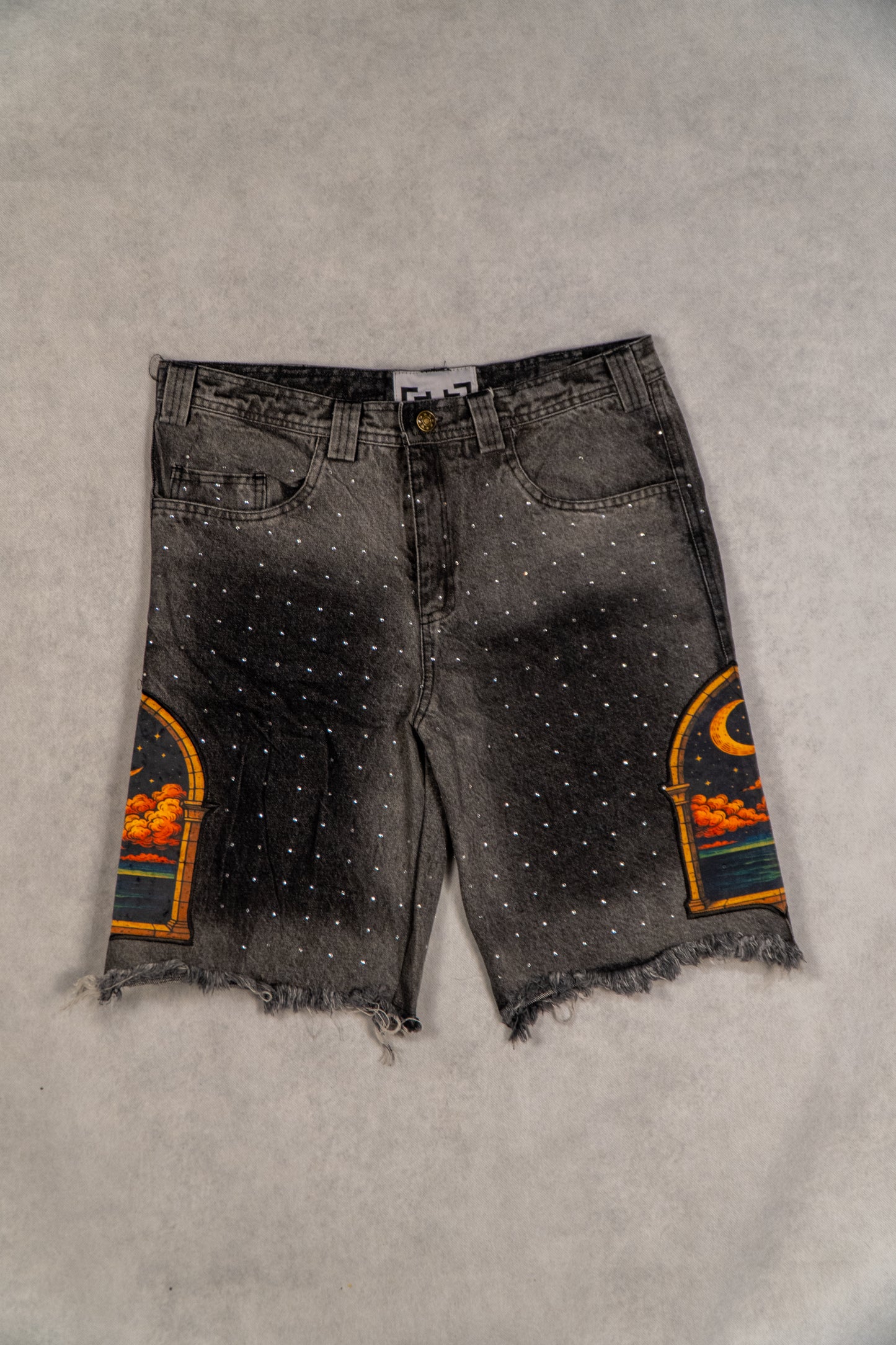 "Starry Night" Jean Shorts