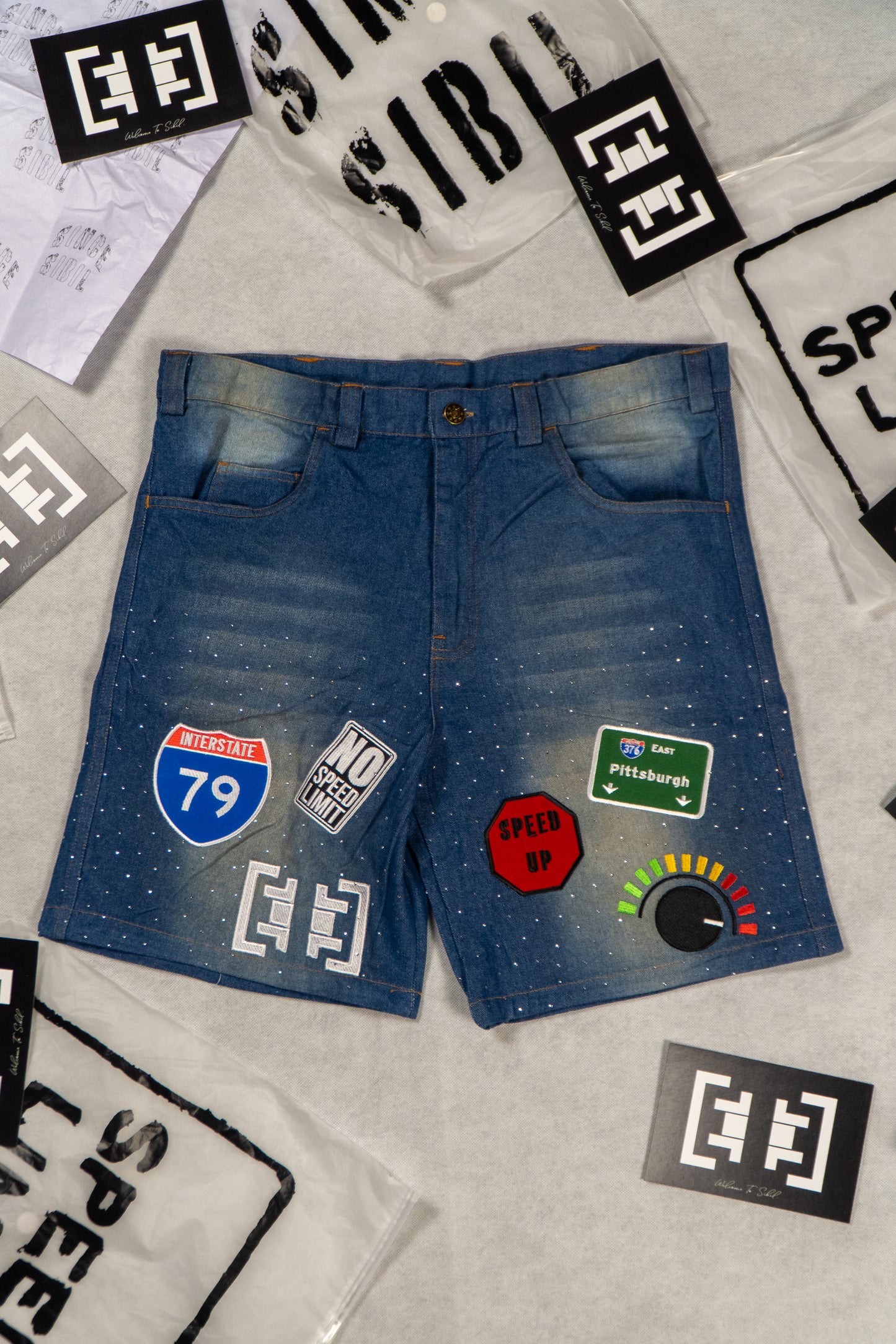 412 Jean shorts